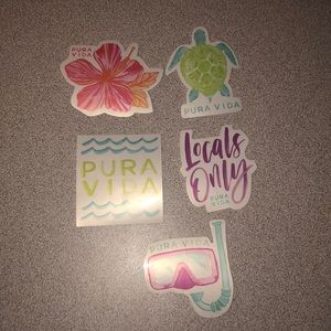 Pura vida stickers